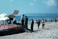 Checking tickets at Southsea